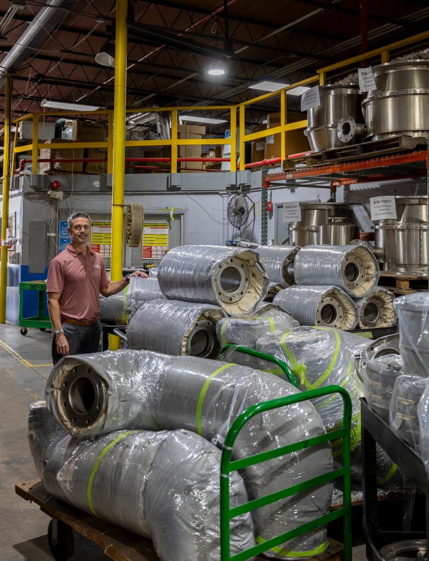 Wrapped Mufflers Ready to Ship