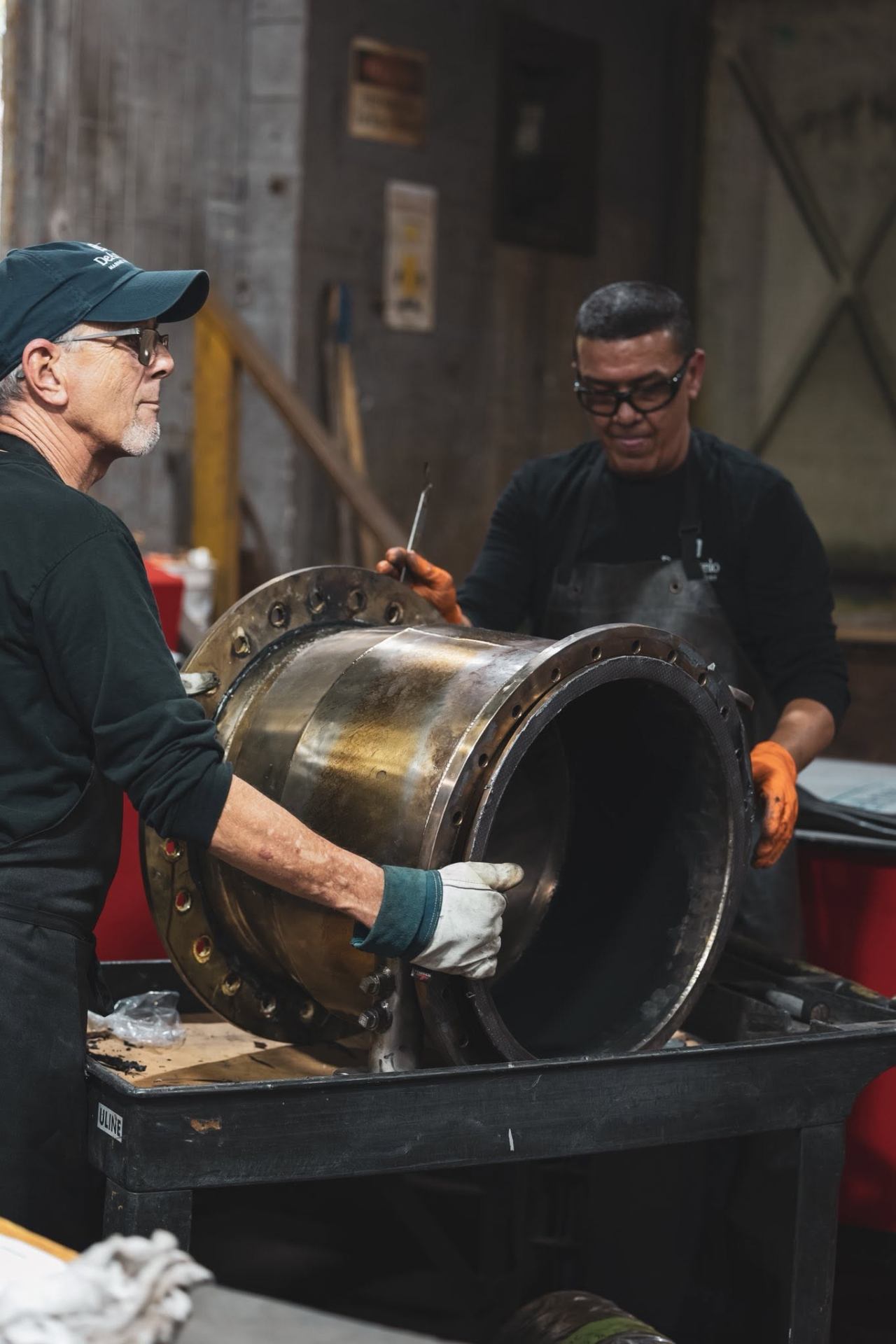 Rebuilding a Large Muffler Housing