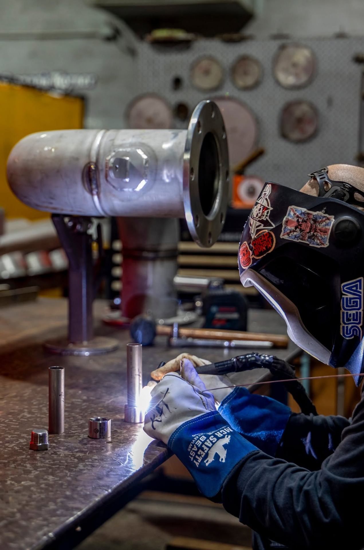TIG Welding — Stainless Pipe