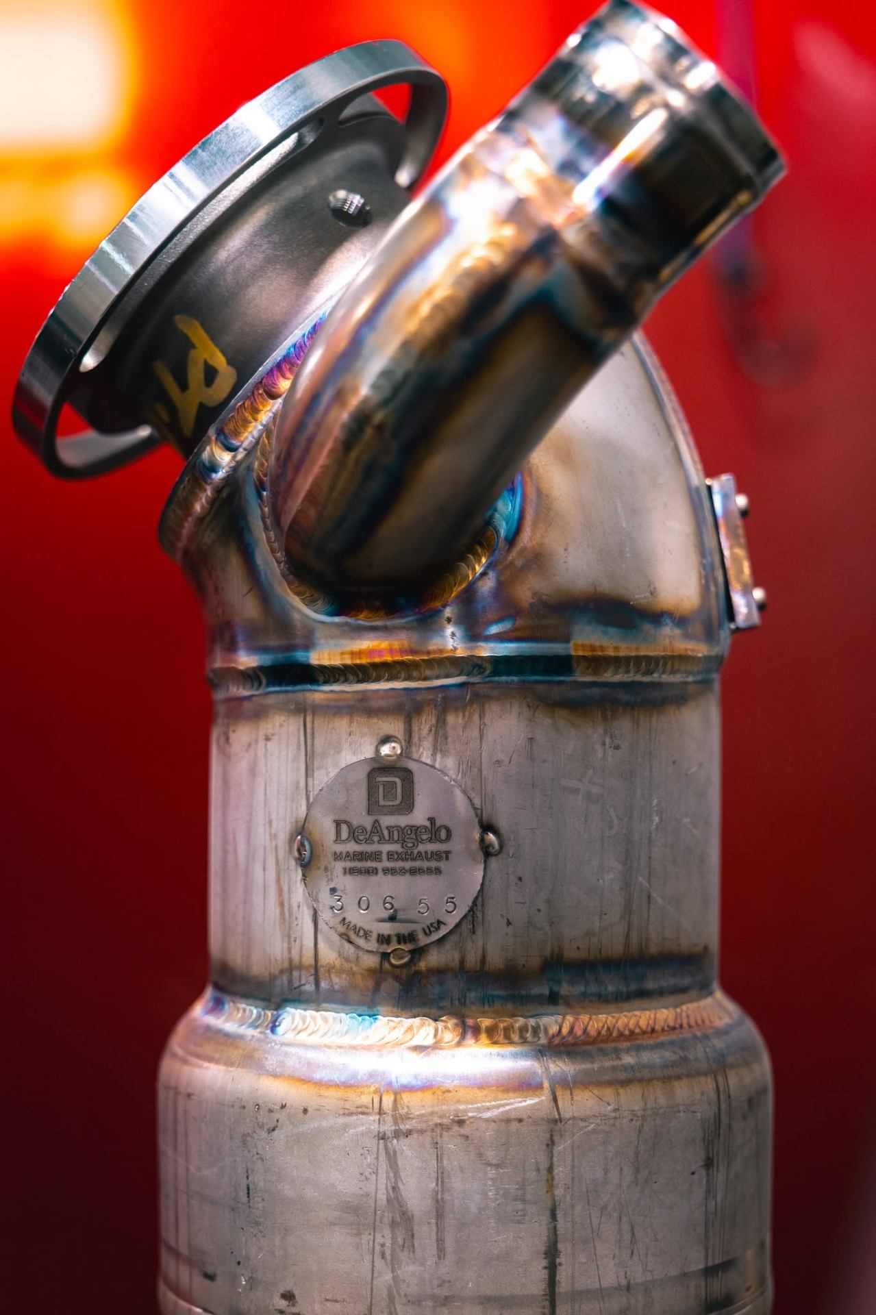 Heat-Tinted TIG Weld — Diffuser